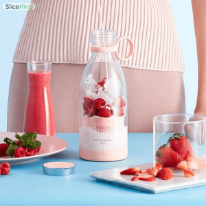 MINI BATIDORA FRESH JUICE + LIBRO DIGITAL DE RECETAS