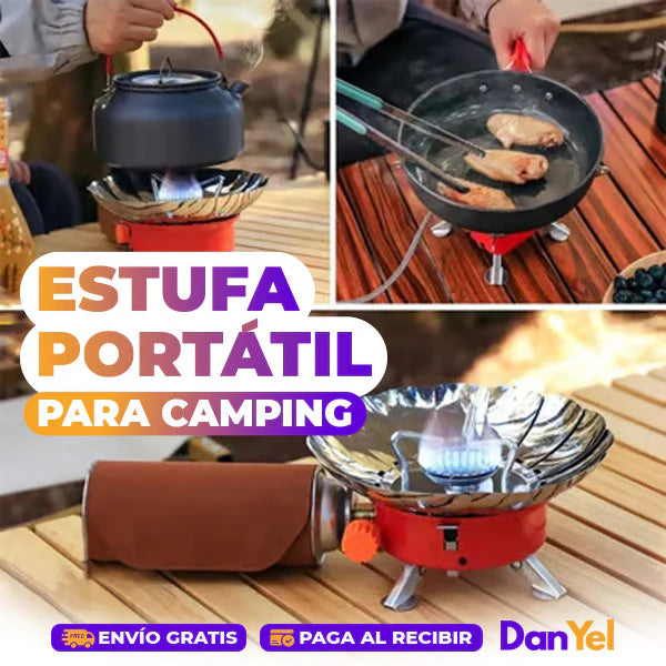 ESTUFA PORTÁTIL PARA CAMPING