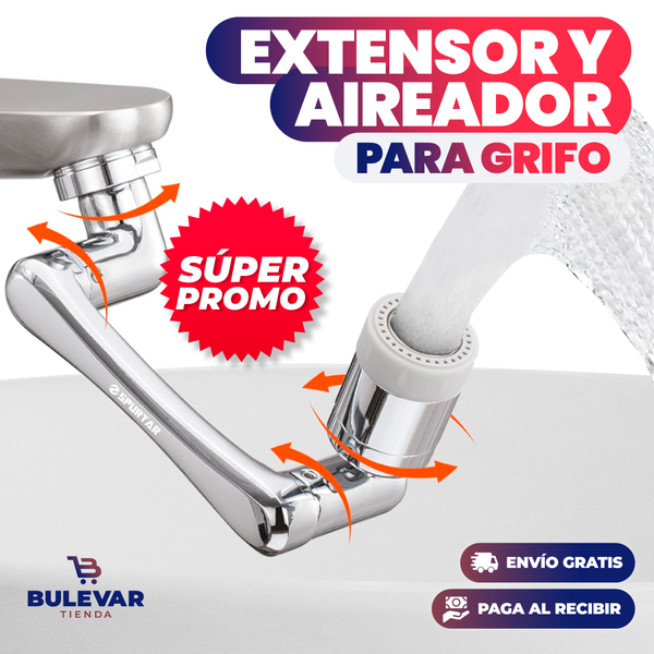 🌟 Extensor y Aireador Giratorio para Grifo
