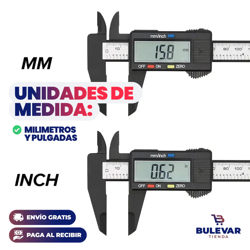 Digical PRO™ 150 mm — Calibrador Digital Electrónico