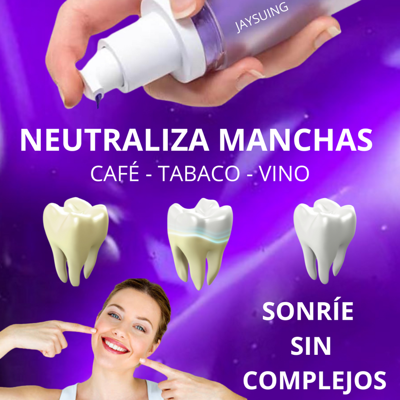 SmileVioleta™ – Crema Dental Correctora de Color