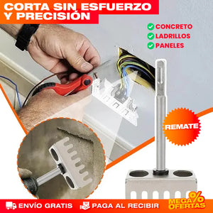 HardHole Duo™ — Broca de Cortes Cuadrados 2×1