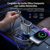 ⚡ CHARGEFLEX PRO™ Cargador Retráctil de Carga Rápida para Auto
