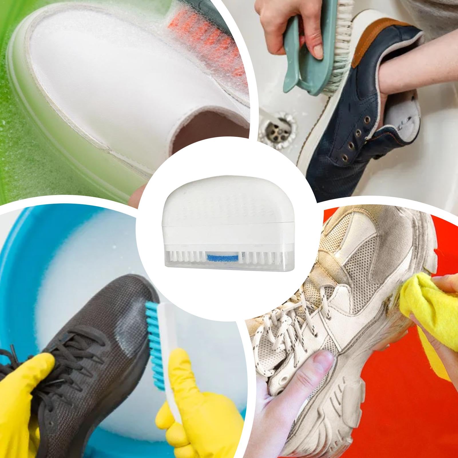 ShoeClean™ 086 – Cepillo Compacto de Limpieza Profesional