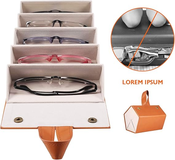 Organizador de Lentes de Sol de 5 ranuras