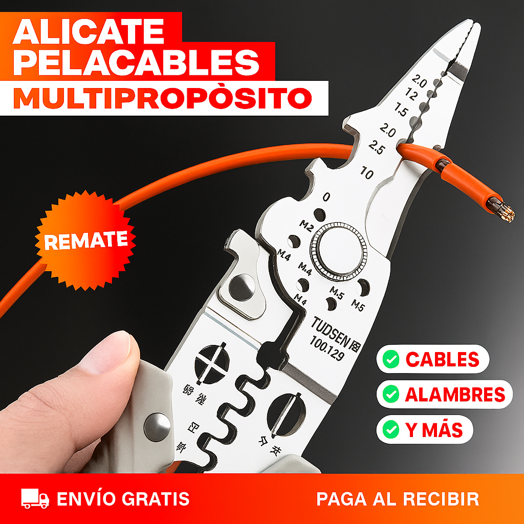 WirePro™ – Alicate Pelacables Multipropósito