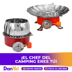ESTUFA PORTÁTIL PARA CAMPING