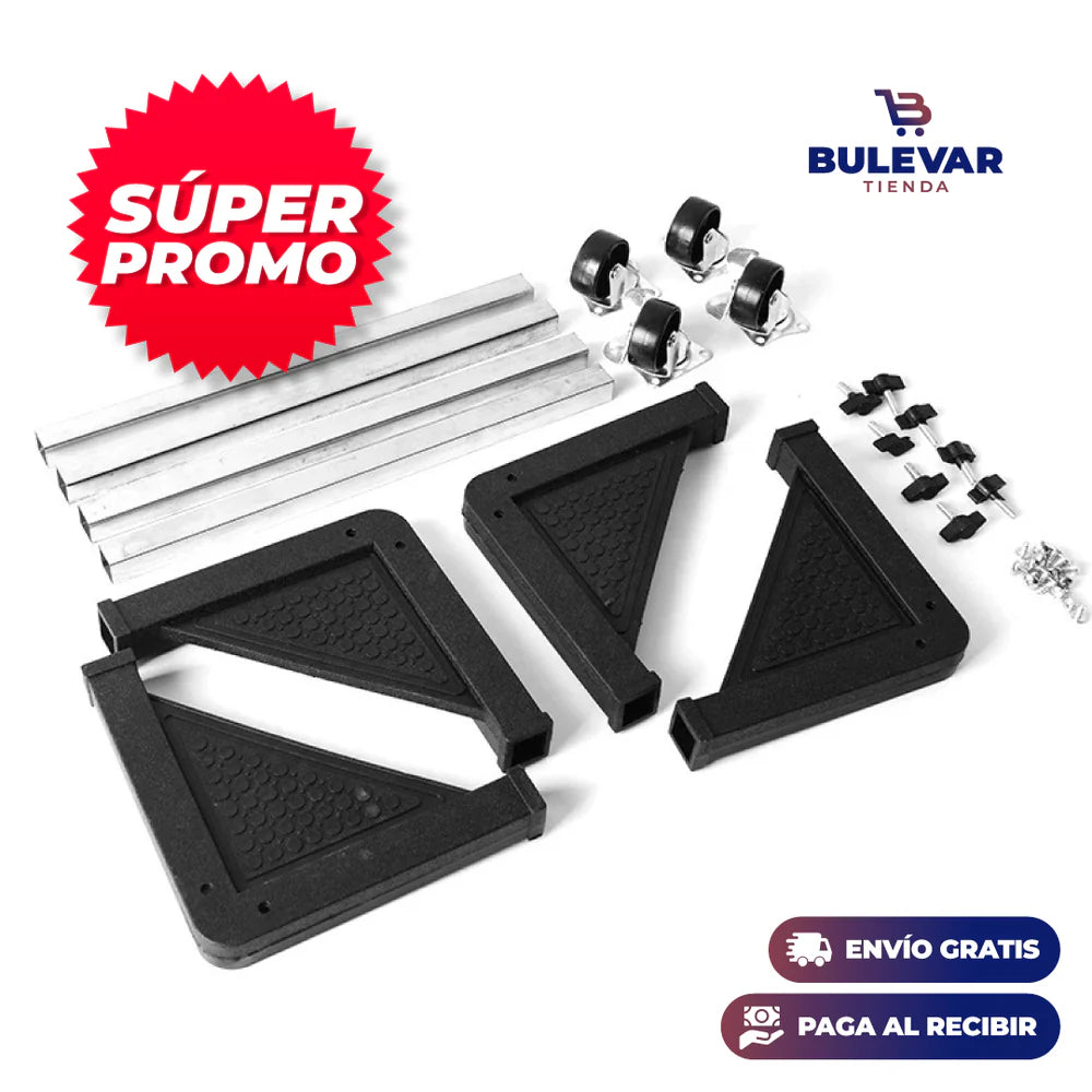MoveBase PRO™ — Base Móvil Ajustable para Lavadora y Electrodomésticos