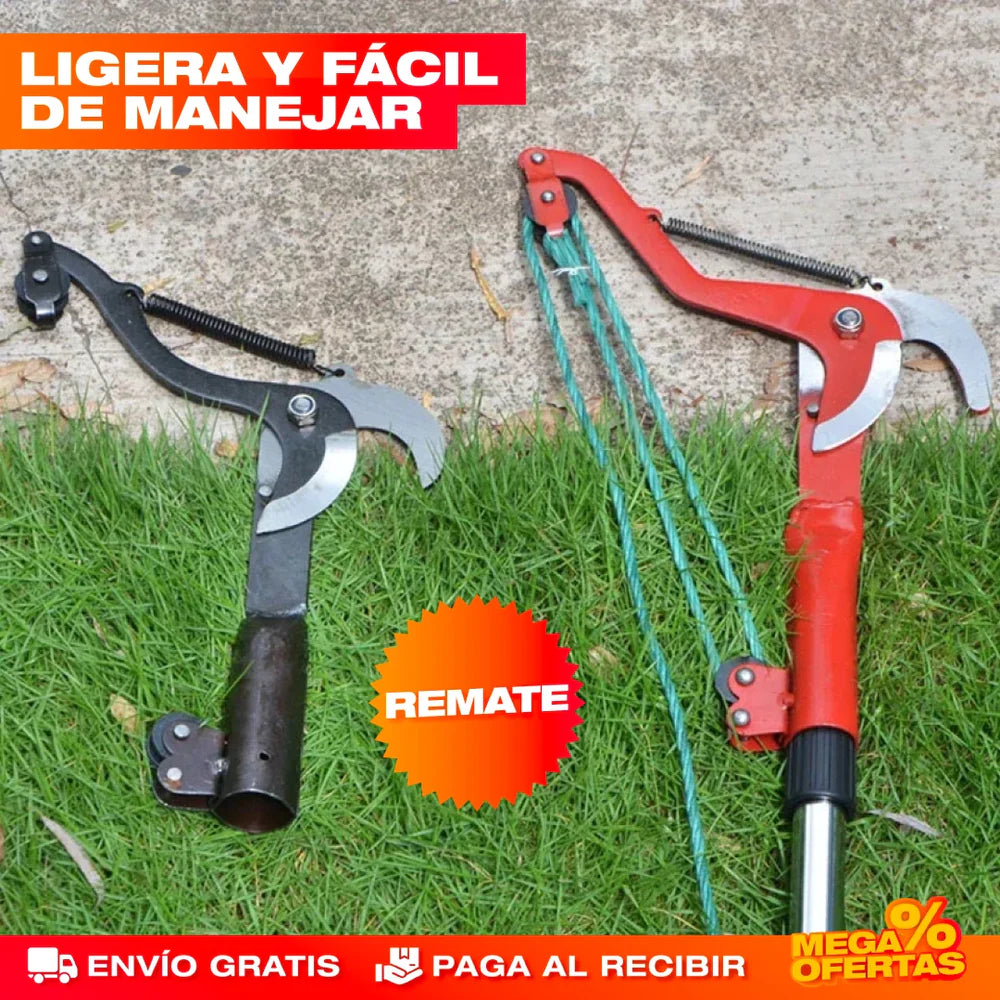 Tijera Extensible ProCut™ 3.6m — Corta alto sin esfuerzo