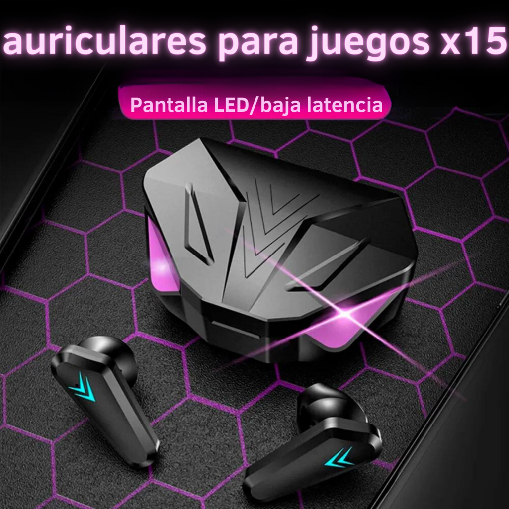 SoundX15™ – Audífonos Inalámbricos con Cancelación de Ruido y Larga Duración