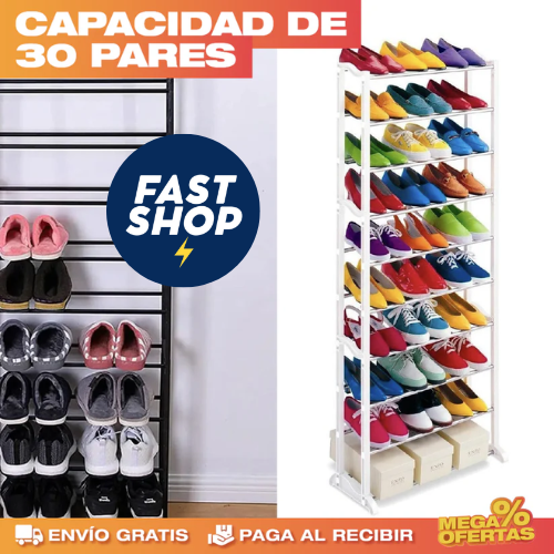 ORGANIZADOR DE ZAPATOS 10 NIVELES