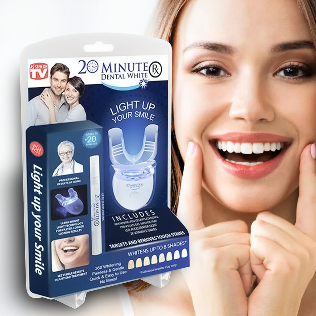 🦷 BLANQUEADOR DE DIENTES DENTAL WHITE – SONRÍE EN 20 MINUTOS