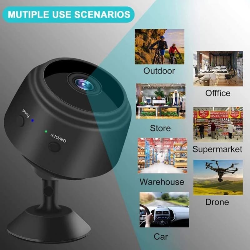 PROMO 2x1 MINI CÁMARA A9 INALÁMBRICA CON WIFi 1080P HD