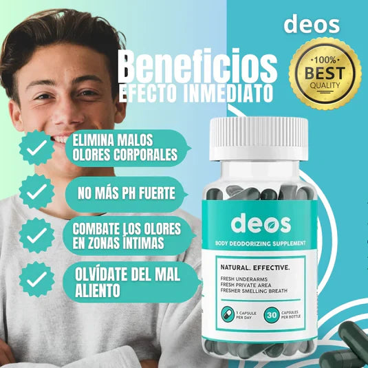 DEOS™ – Desodorante Natural Interno